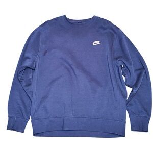 Nike Navy Crewneck Sweatshirt